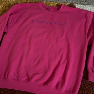 Cyclebar Hot Pink Size L Crewneck